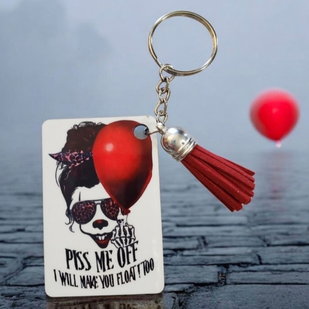 You'll Float Too "It"  Keychain